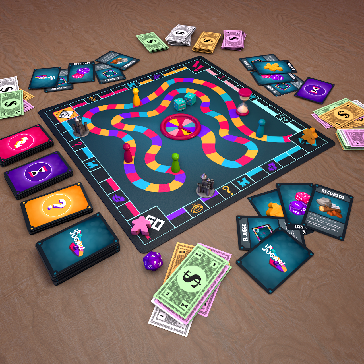 A Jugar board game